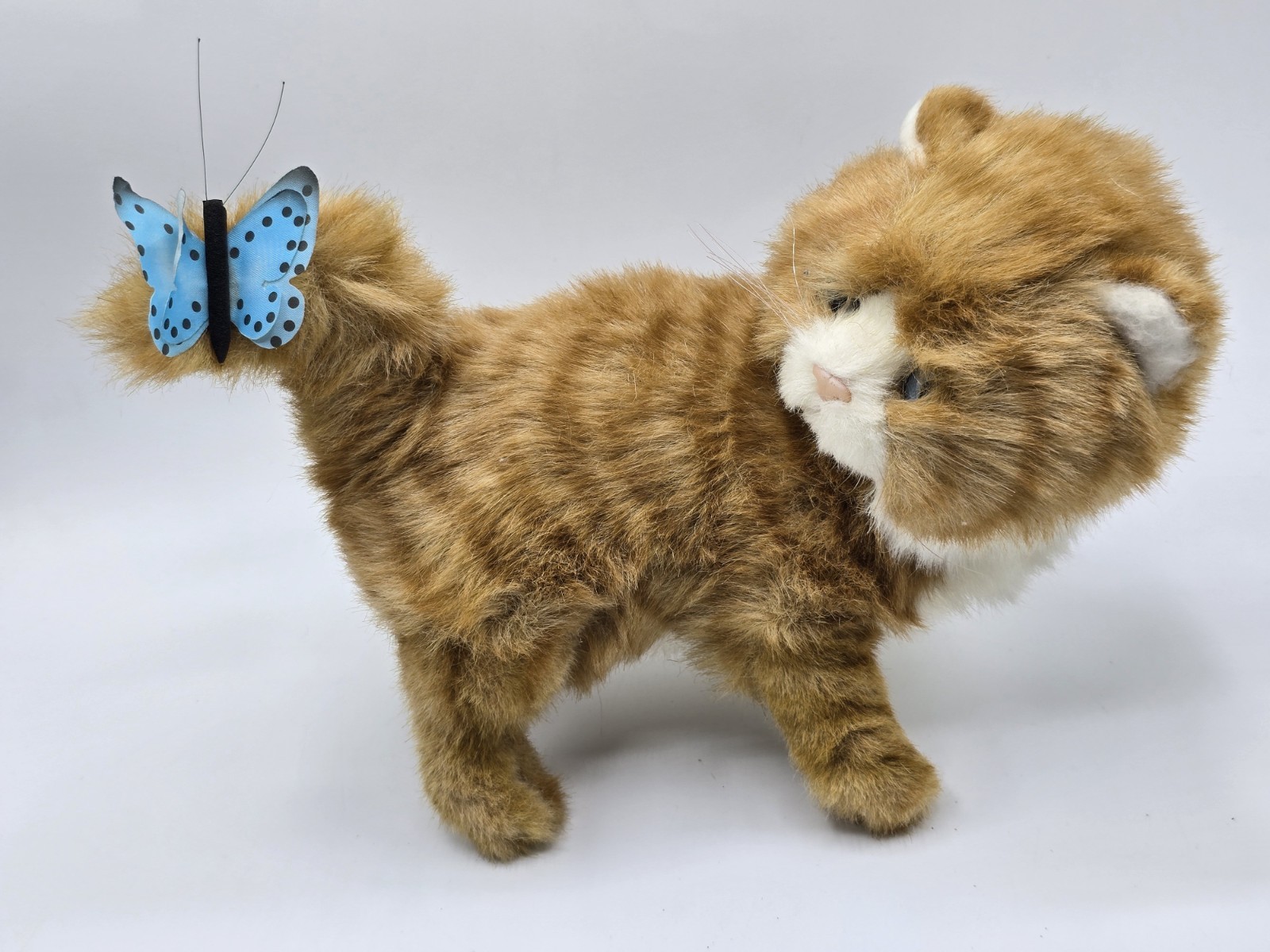 1985 Vintage Applause Avanti Baby Jockline Orange Striped Tabby Kitten Cat Plush