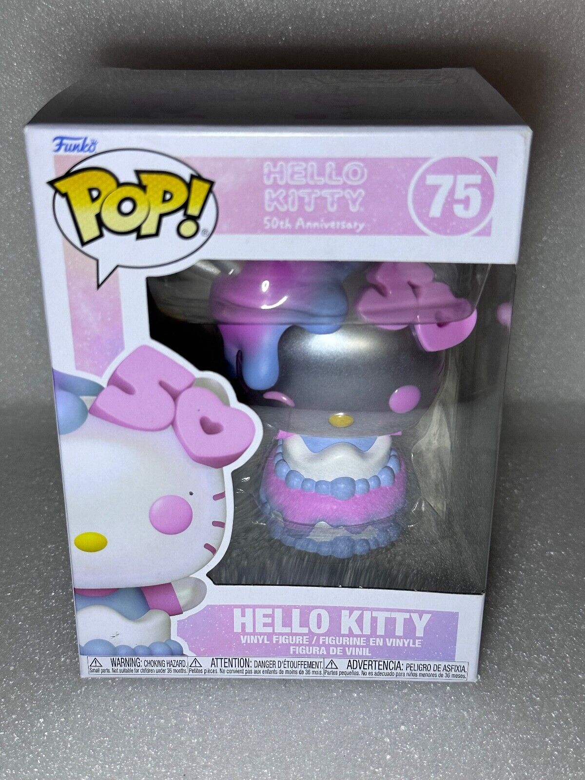 NEW RARE HTF Funko Pop Sanrio - Hello Kitty #75 HELLO KITTY 50TH ANNIVERSARY