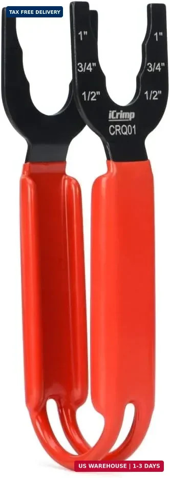 iCrimp CRQ01 Disconnect Tong Sized 1/2 inch, 3/4 inch, 1 inch, Removal Tool used