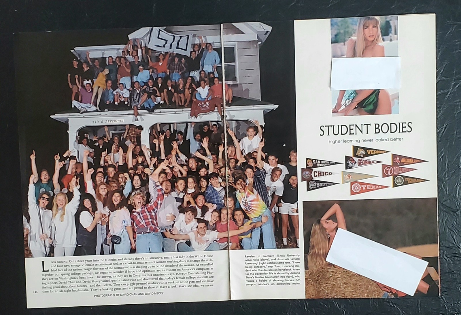 Playboy PICTORIAL ONLY - STUDENT BODIES     April, 1993    10 Pages