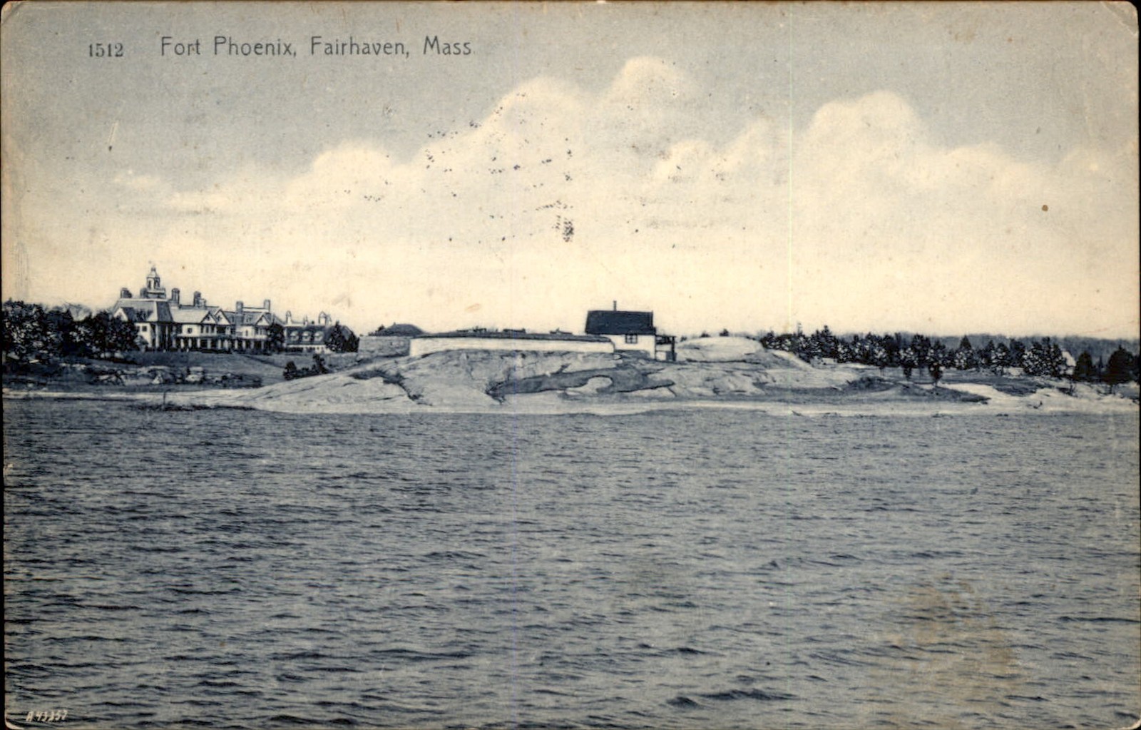 Fairhaven MA Fort Phoenix H. S. Hutchinson & Co. c1900s-10s Vintage Postcard
