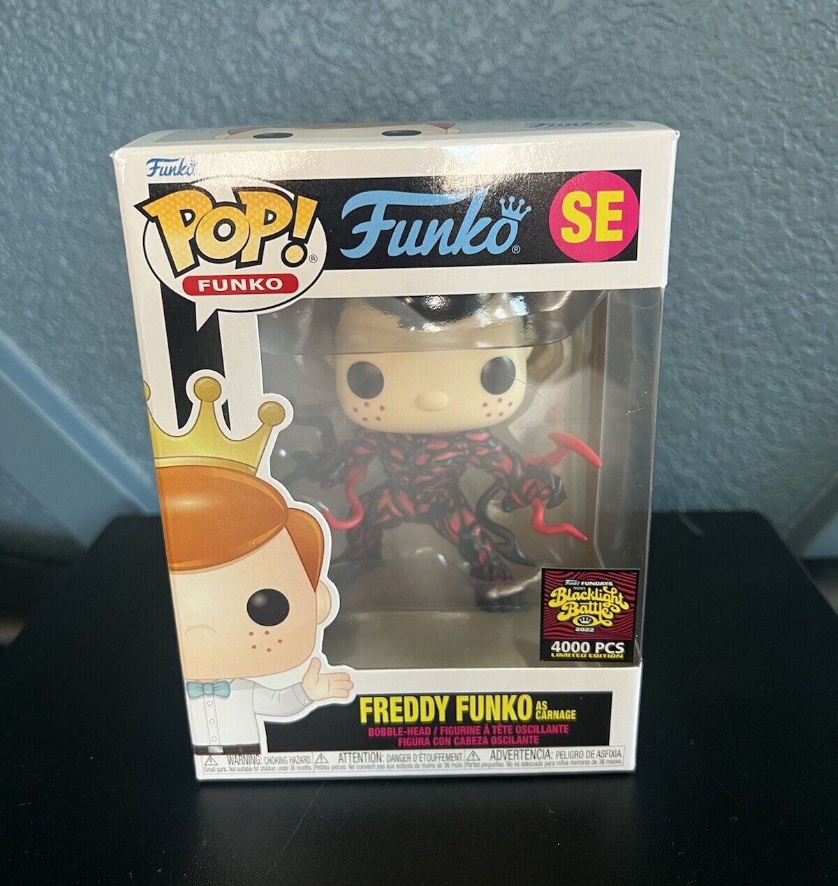 Funko Pop Freddy Funko As Carnage Fundays Box of Fun 2022 LE 4000
