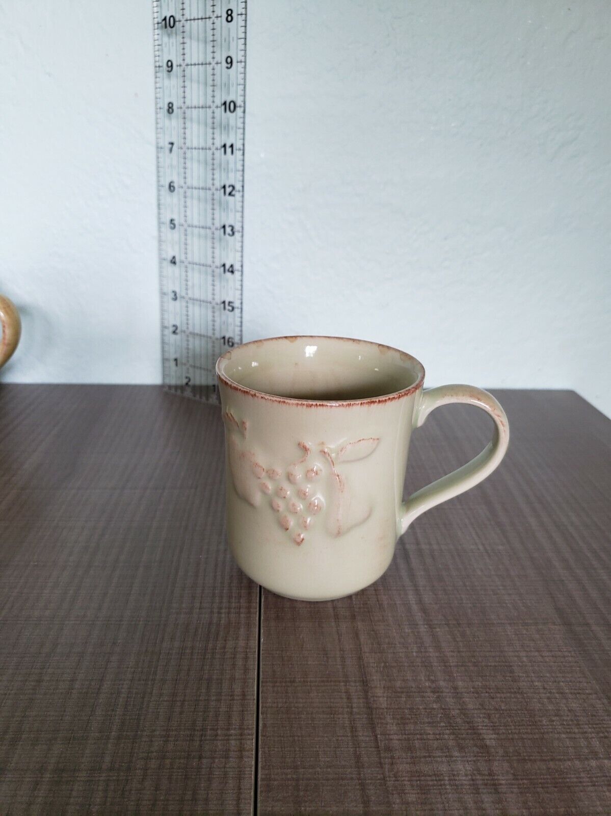Casa Stone by Carafina Madeira Harvest green tined Mug/Coffee Cup