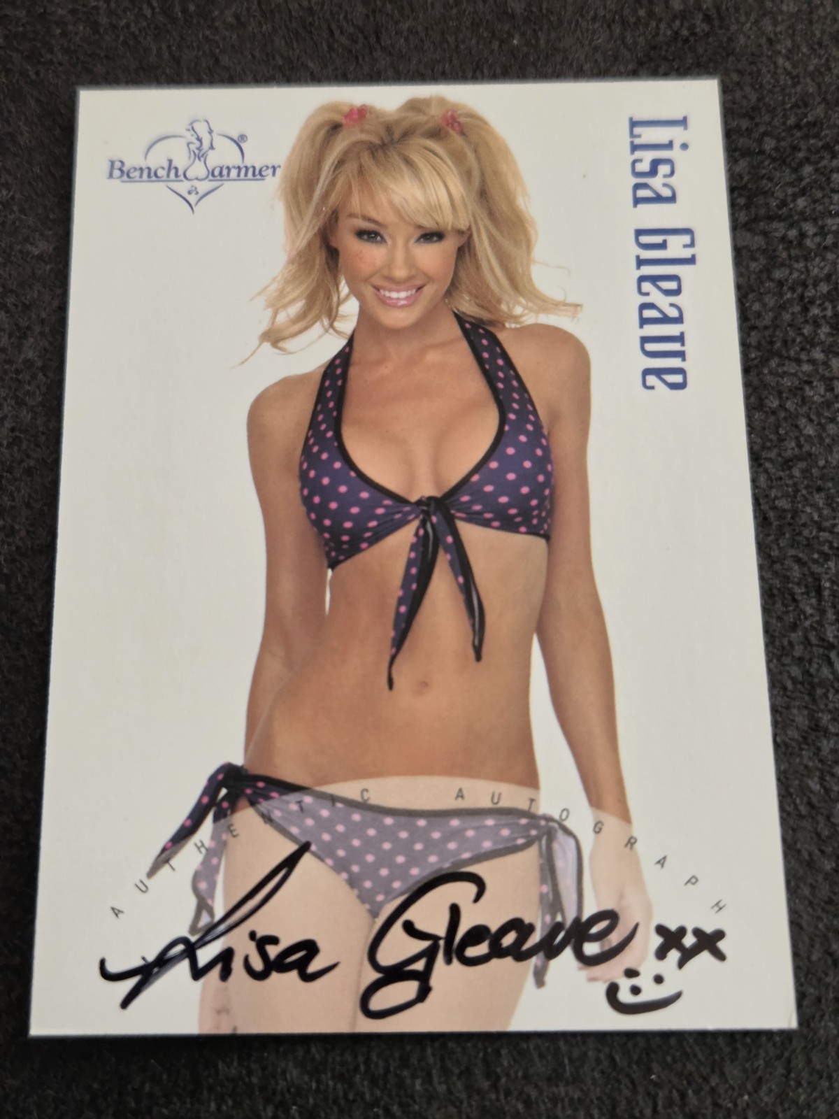 2003 Bench Warmer Lisa Gleave Auto Autograph #12