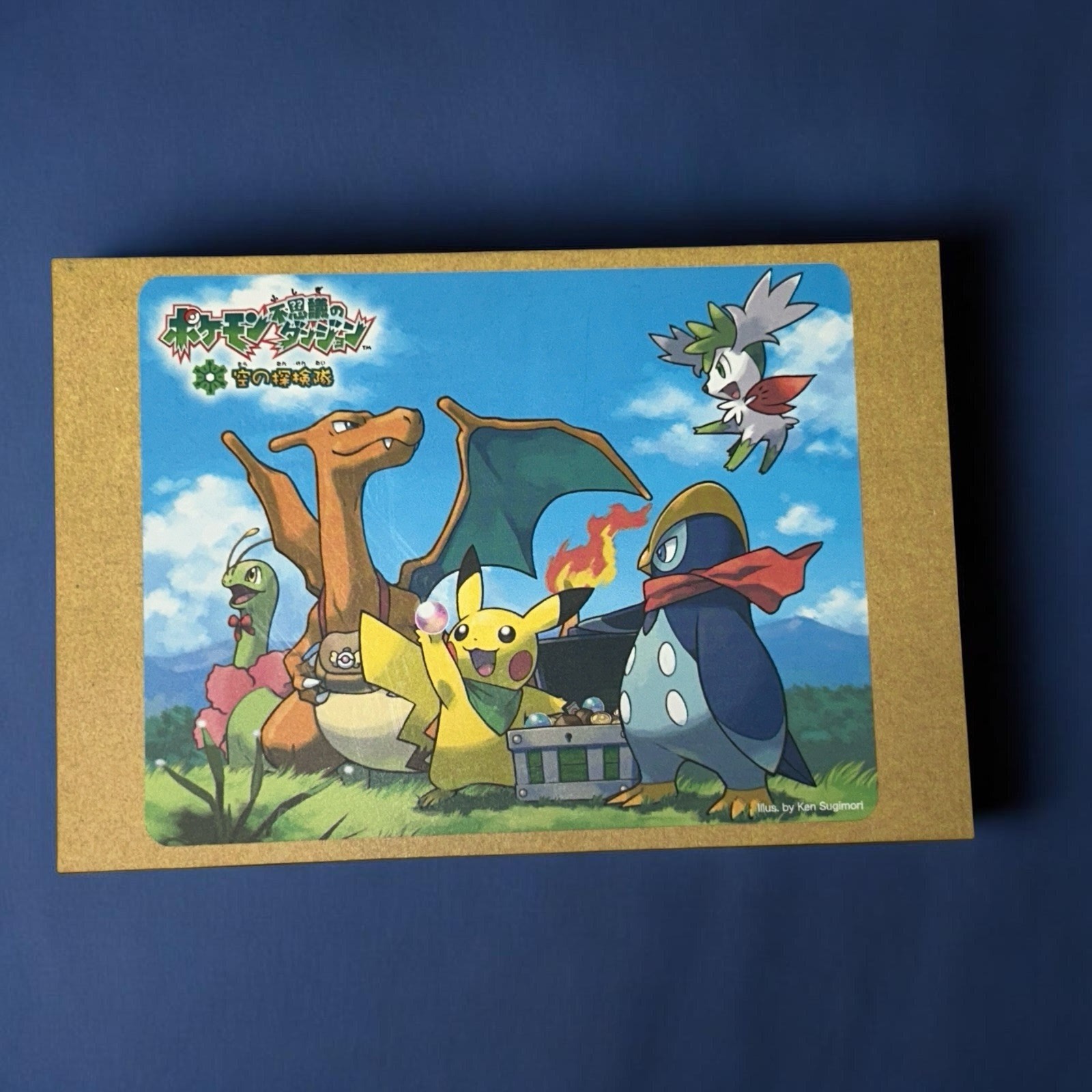 2009 Pokemon Mystery Dungeon Explorers of Sky JP Postcard Pikachu Charizard Art