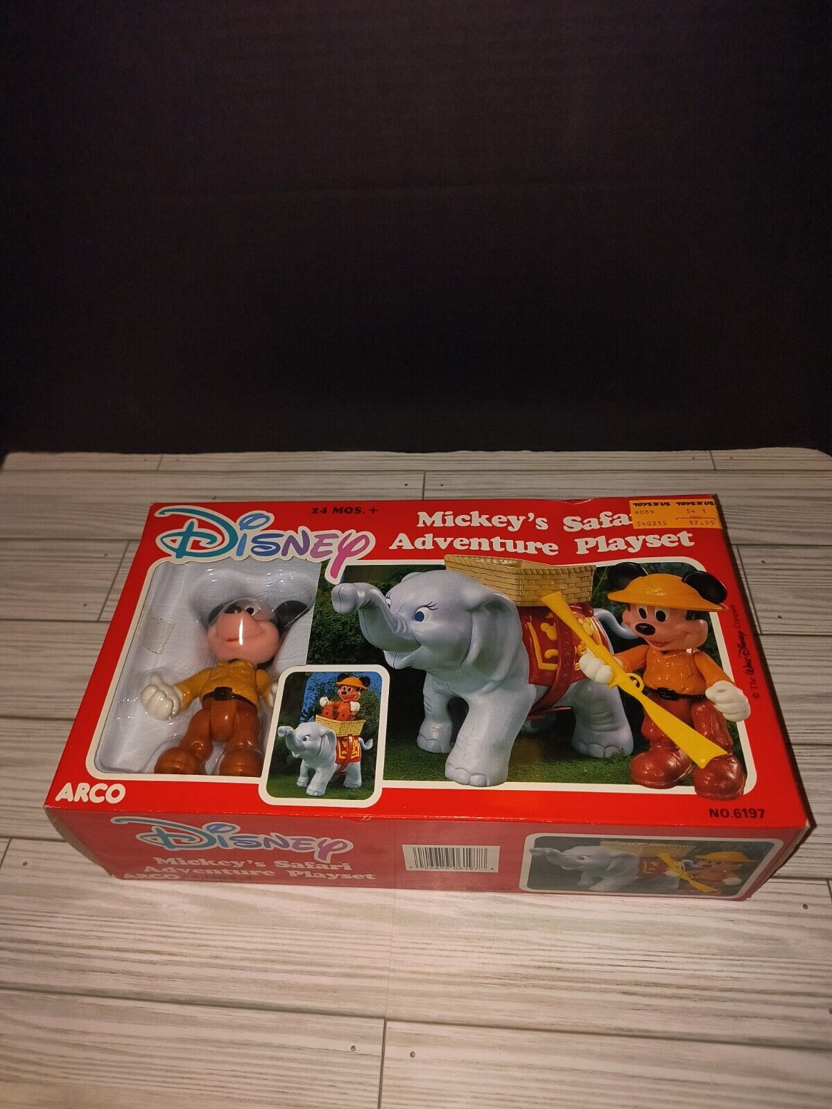 Arco Toys Mickey's Safari Adventure Playset Vintage Disney New In Box
