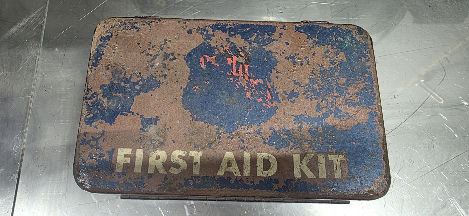 Vintage 1960's MSCO L-420 First Aid Kit & Medical Supply Company Many Unopened