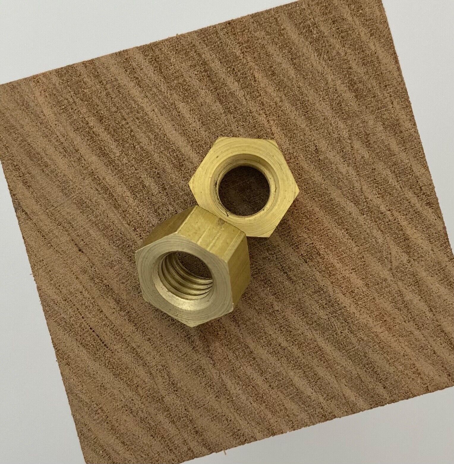Stud Removal Nuts for Stanley Cast Iron Planes in Brass