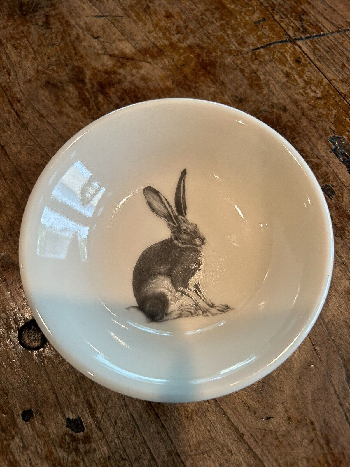 Laura Zindel Rabbit/Hare Dish Preowned Excellent