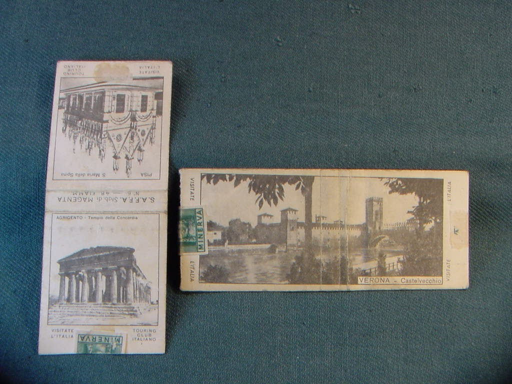 Two Vintage Visit Italy Matchbook Covers M251