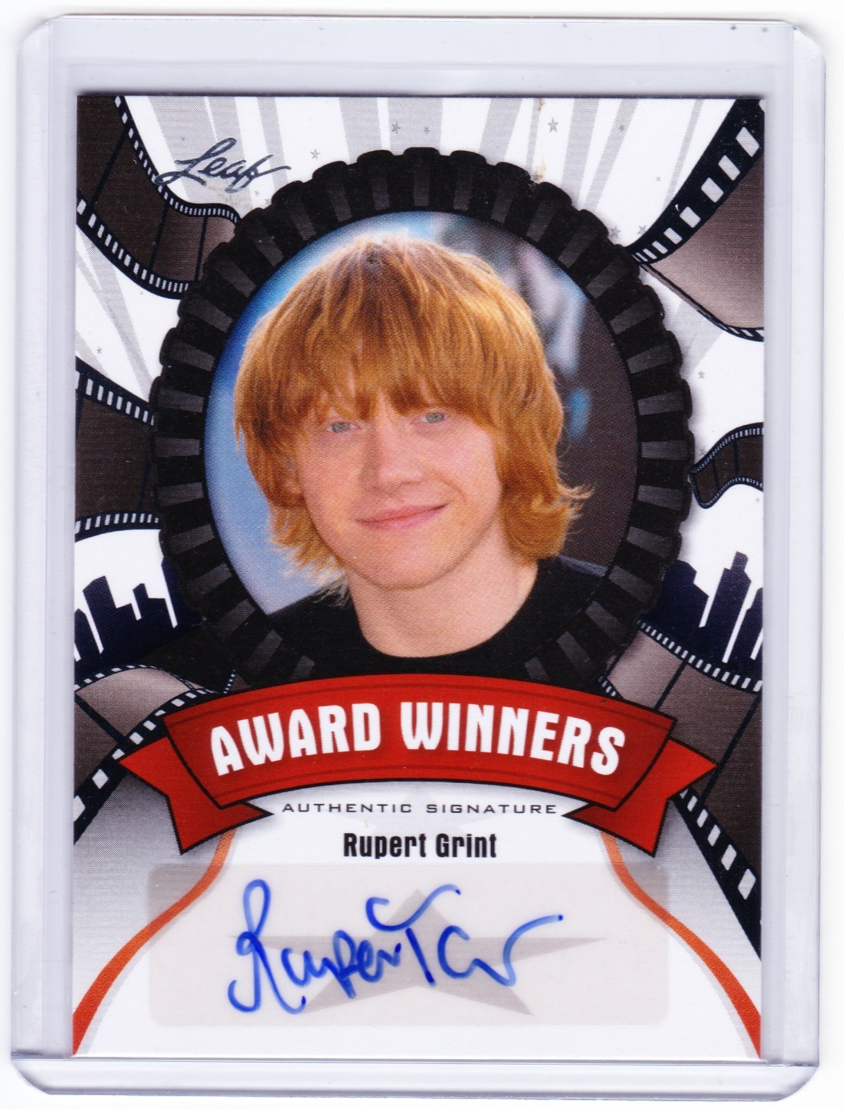 Rupert Grint 2012 Leaf Pop Century Autograph Card Harry Potter Ron Weasley Auto