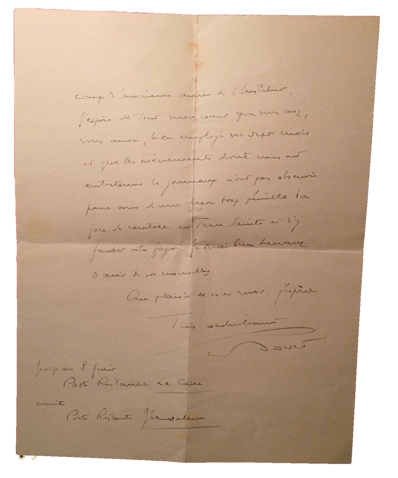 1938 GB BRITISH RAWALPINDI P & O LINER SHIP LETTER PALESTINE  JERUSALEM & EGYPT