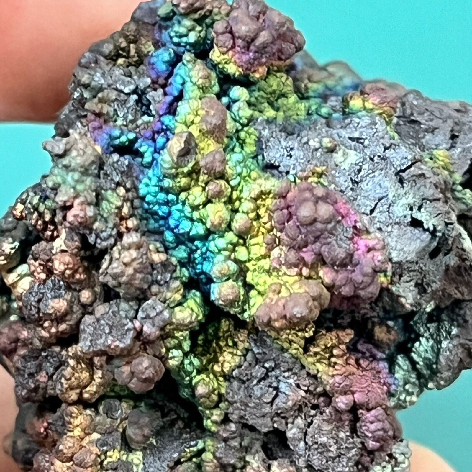 turgite iridescent goethite hematite  7 color rainbow  52 g rare