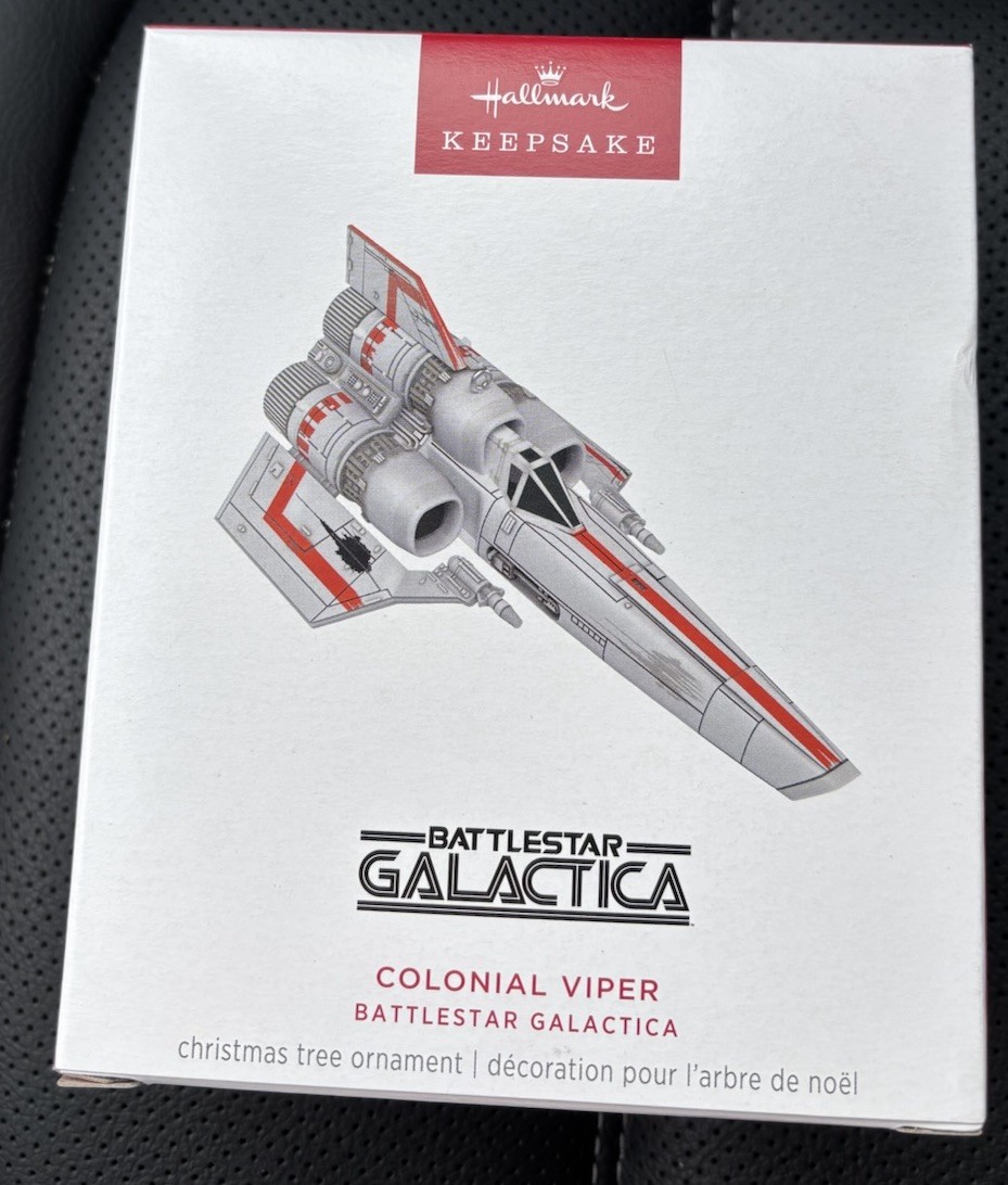 Hallmark Keepsake 2026 Battlestar Galactica Colonial Viper Ornament QXI1426 NEW
