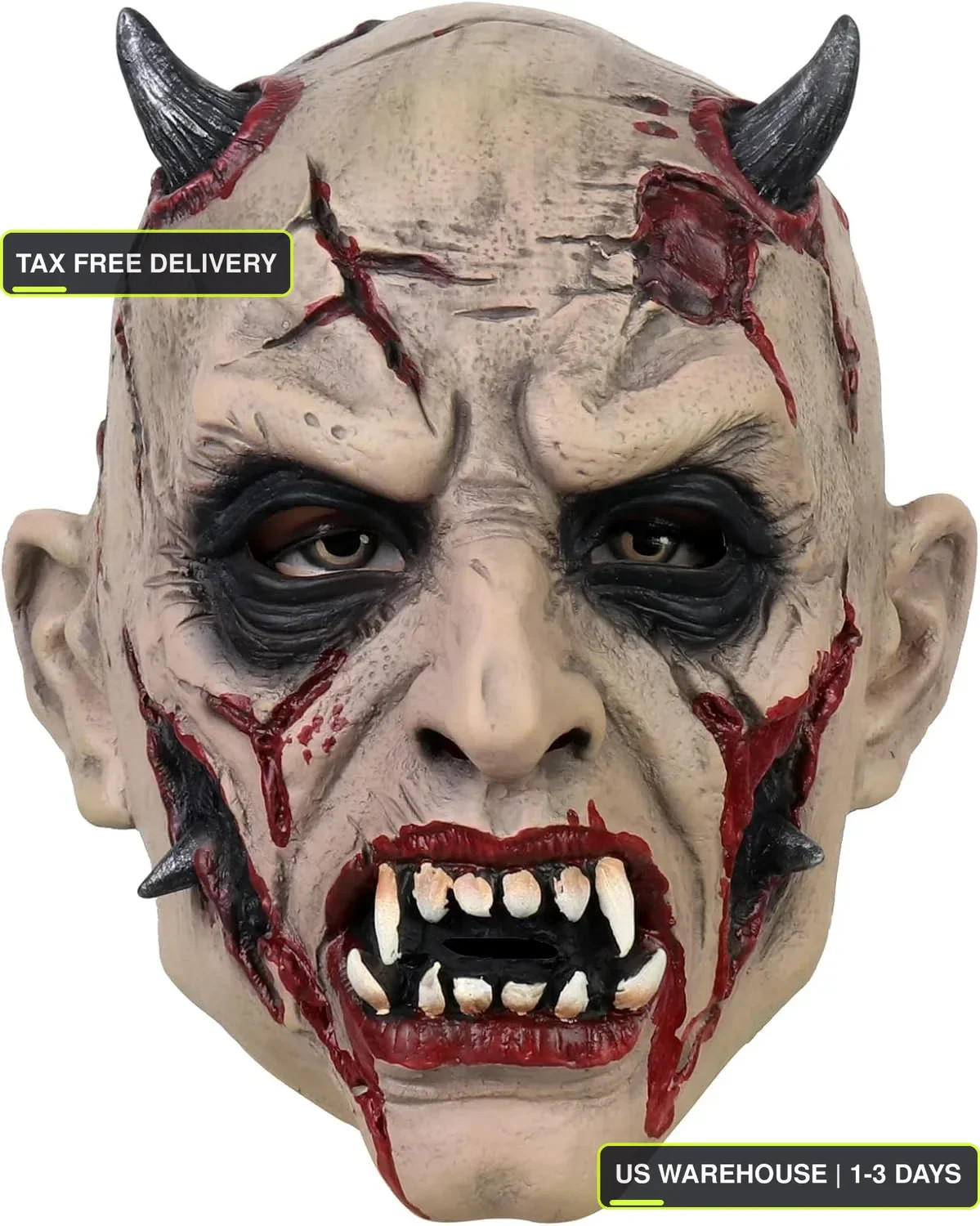 Halloween Scary Bloody Zombie Mask Realistic Latex Devil Mask