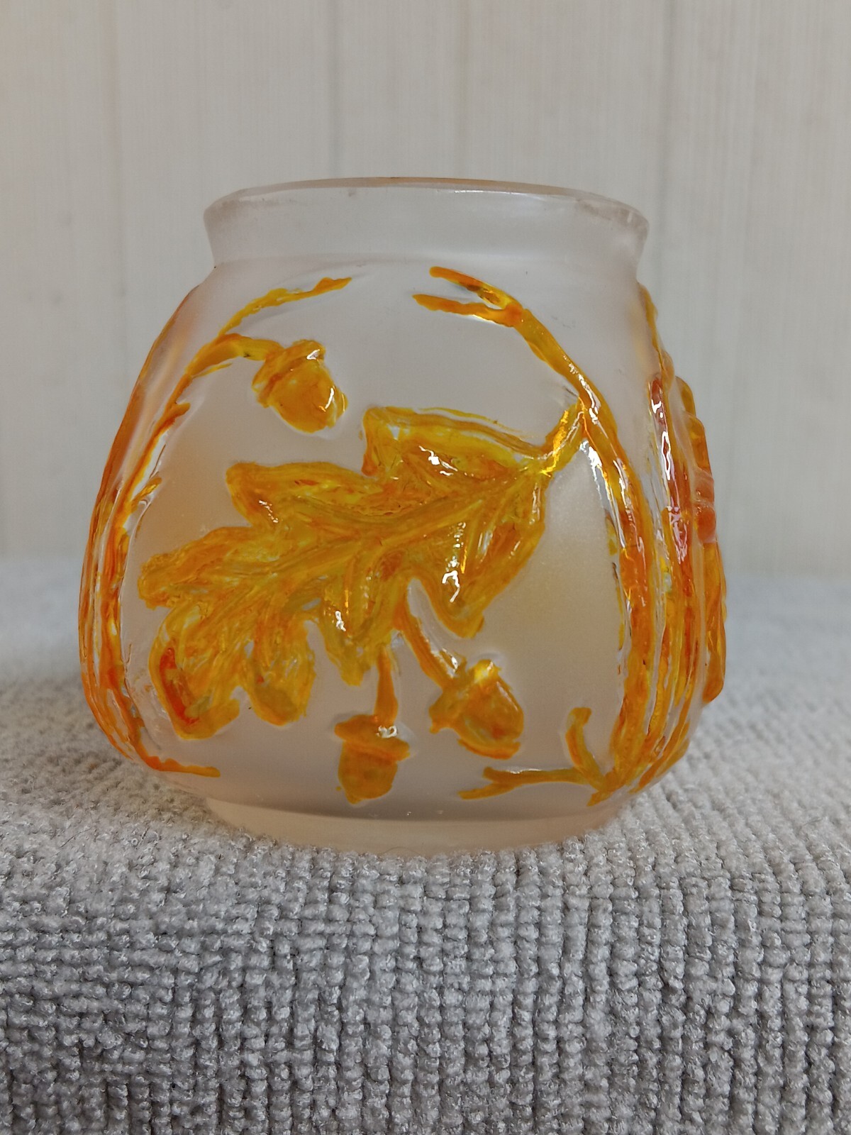 North Wood ROYAL OAK. C Toothpick Holder Satin-Amber North Wood ROYAL OAK. C Toothpick Holder Satin-Amber