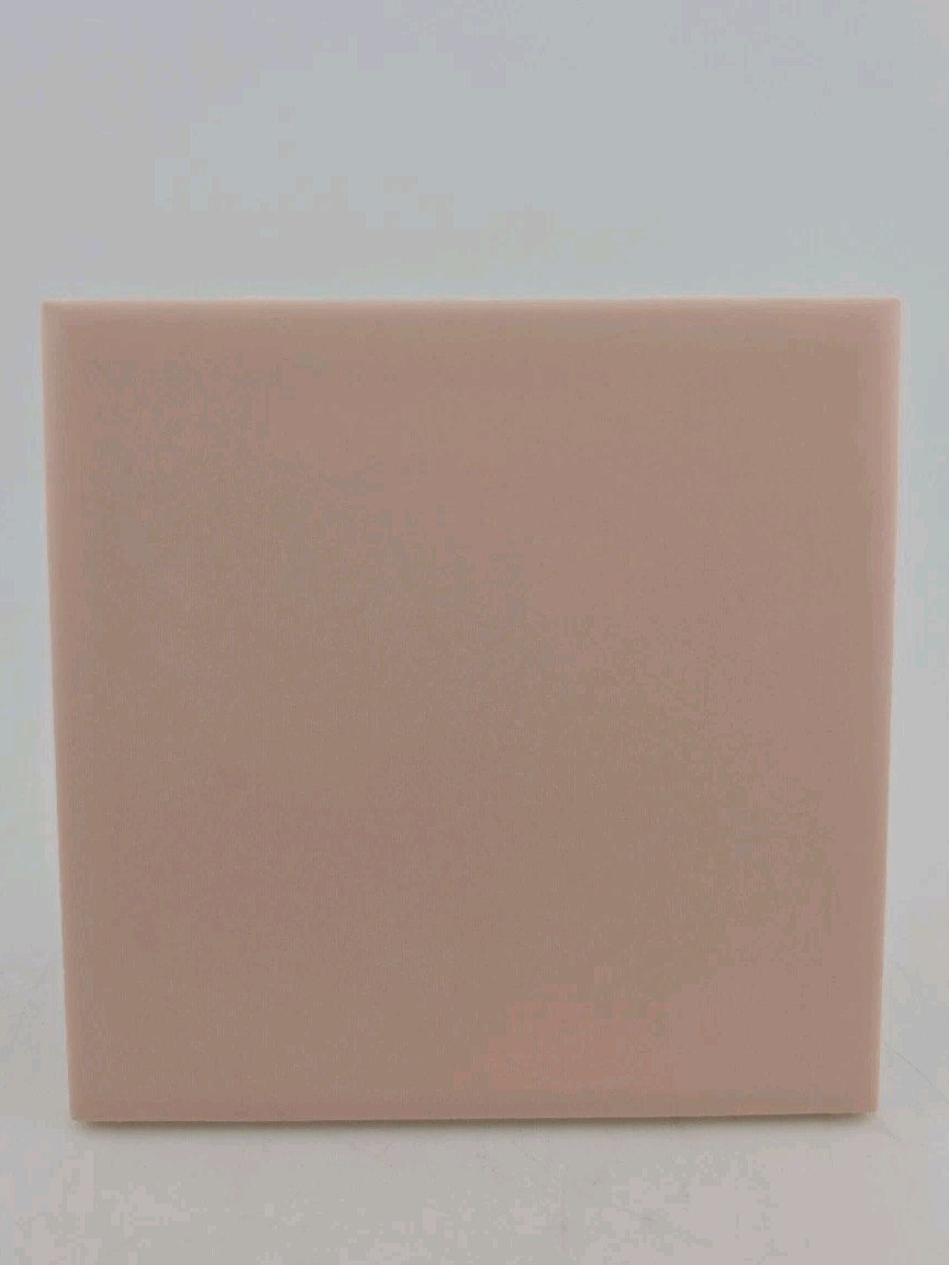 American Olean Tile Vtg Ceramic Misty Rose Flat 4.25\