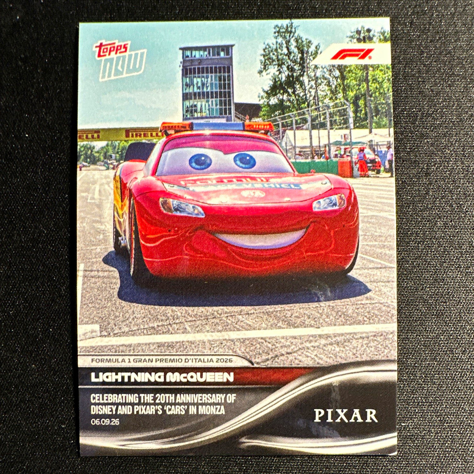 Topps Topps Now Pixar Lightning McQueen #055 2026 Non-Sport Trading Card