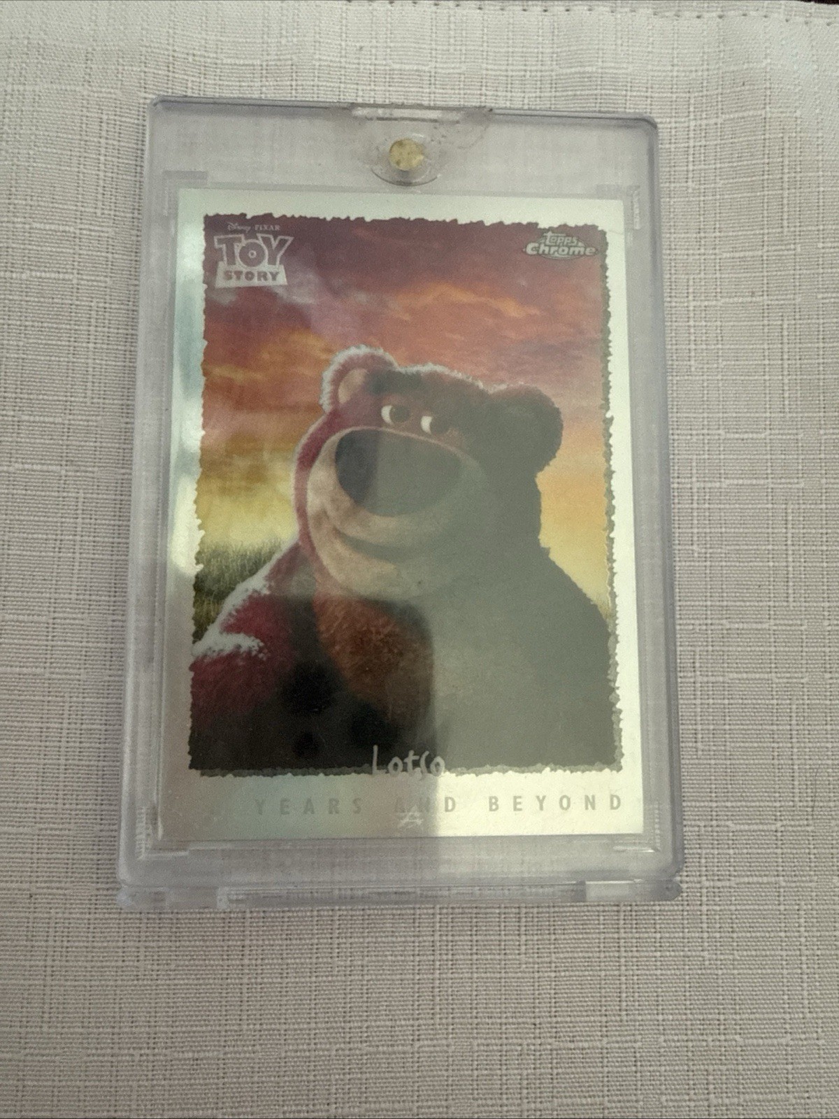 Topps 2025 Chrome Toy Story 30 Years & Beyond Lotso Card T95-19 Case Hit 