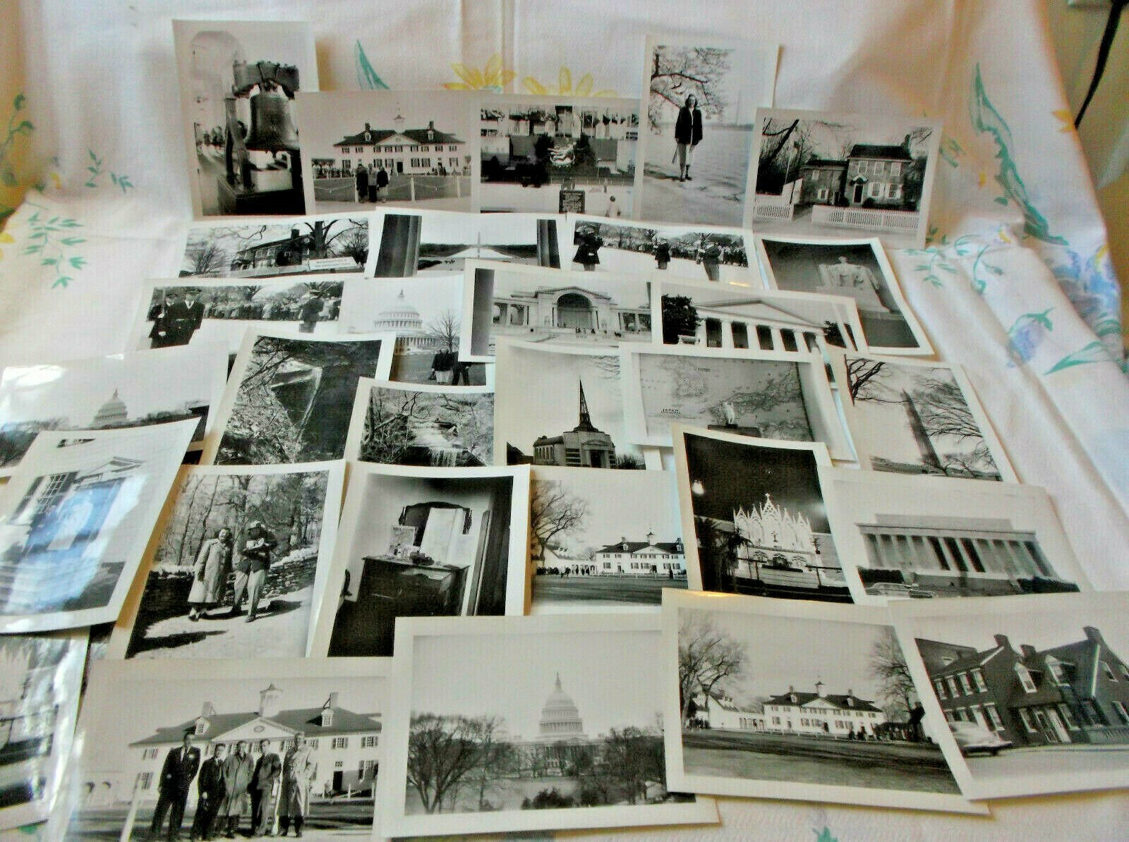 1950s Vintage Photo Lot US DC NYC Arlington Washington Lincoln Liberty Bell Wear
