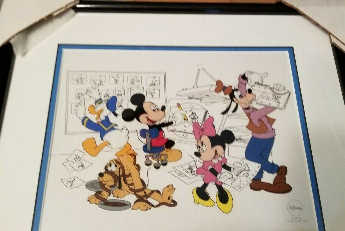 Disney Sericel, Walt Disney Animation Art The Fab 5 at Ink and Paint. LE 7500
