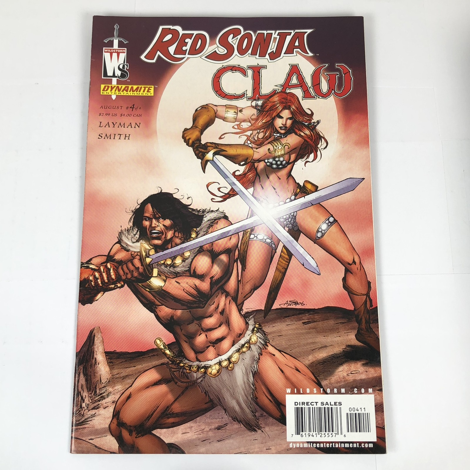 Red Sonja / Claw #4 WildStorm Dynamite Entertainment 2006 Frank Cho Cover VF/NM Red Sonja / Claw #4 WildStorm Dynamite Entertainment 2006 Frank Cho Cover VF/NM