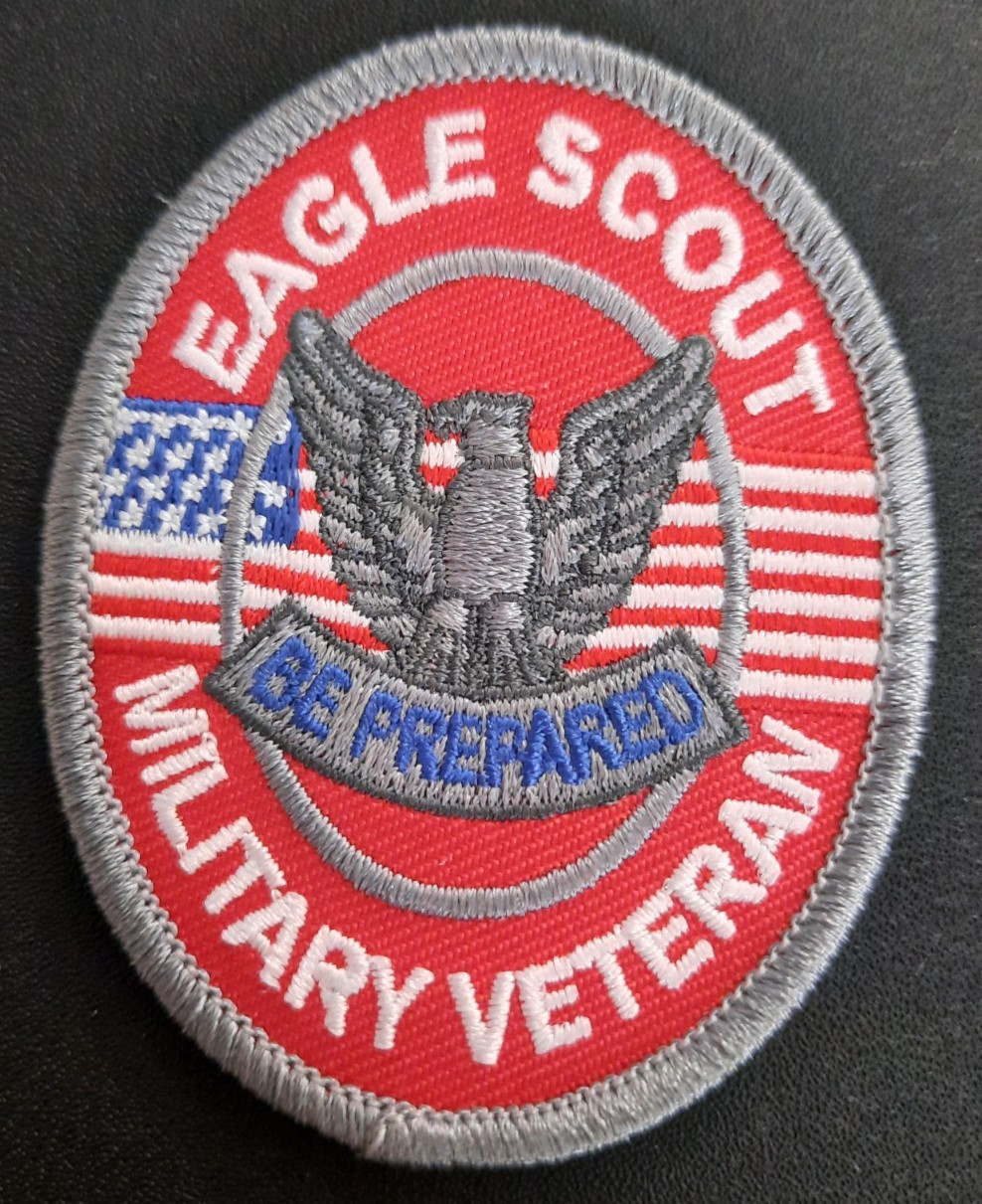 Military Veteran (Eagle Scout) Patch (BRAND NEW) 2.5