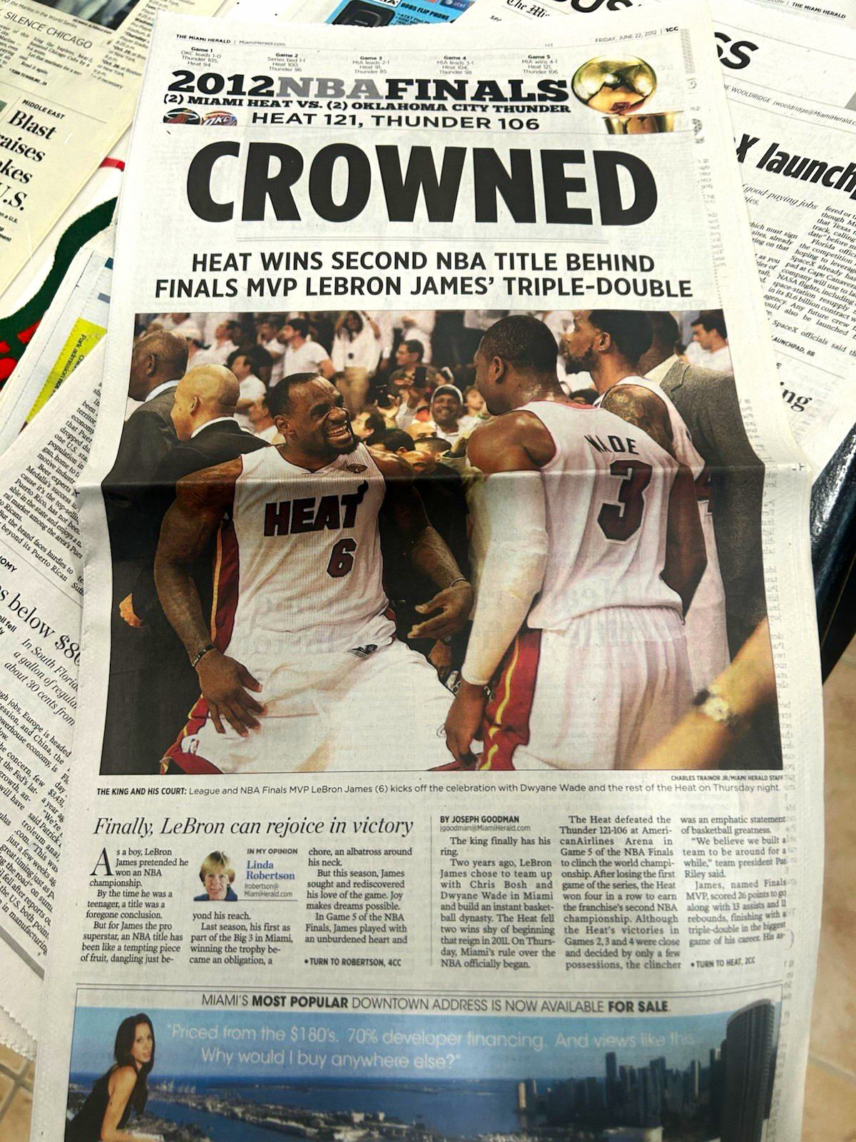 Miami Herald 2012 NBA Finals Special Edition 