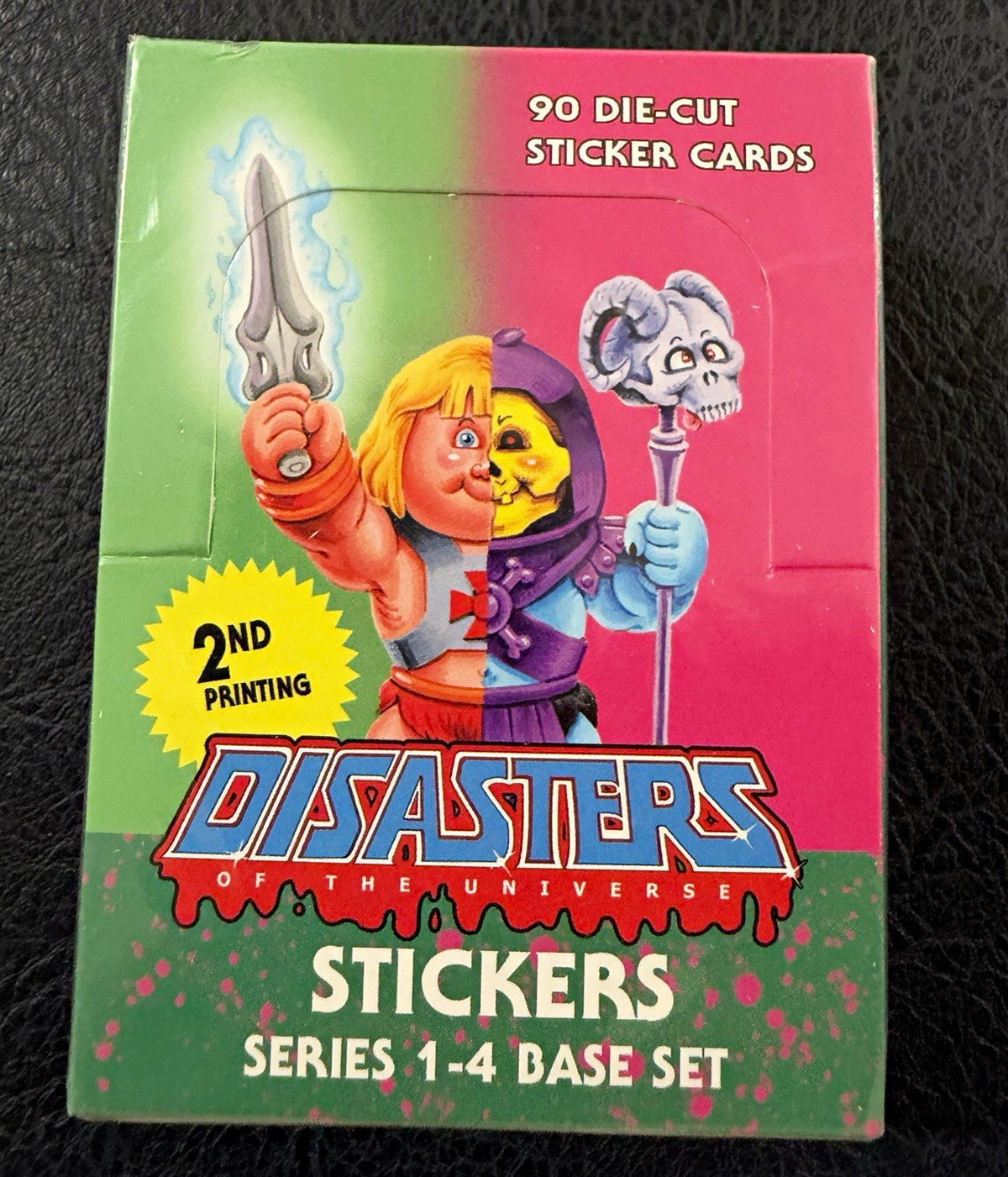 Disasters of the Universe Stickers Series 1-4 Base Set 2nd Printing 90 Cards Disasters of the Universe Stickers Series 1-4 Base Set 2nd Printing 90 Cards