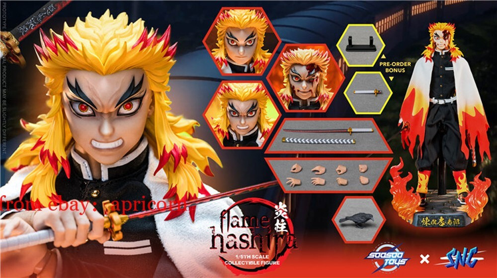 SOOSOOTOYS SNC SC-001 1/6 Demon Slayer Rengoku Kyoujurou Anime Figure