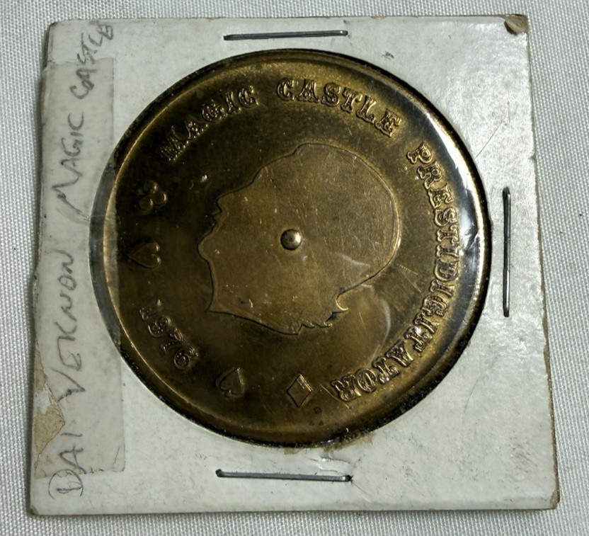 Dai Vernon 1976 Coin Magic Castle Prestidigitator The Vernon Touch Spinner