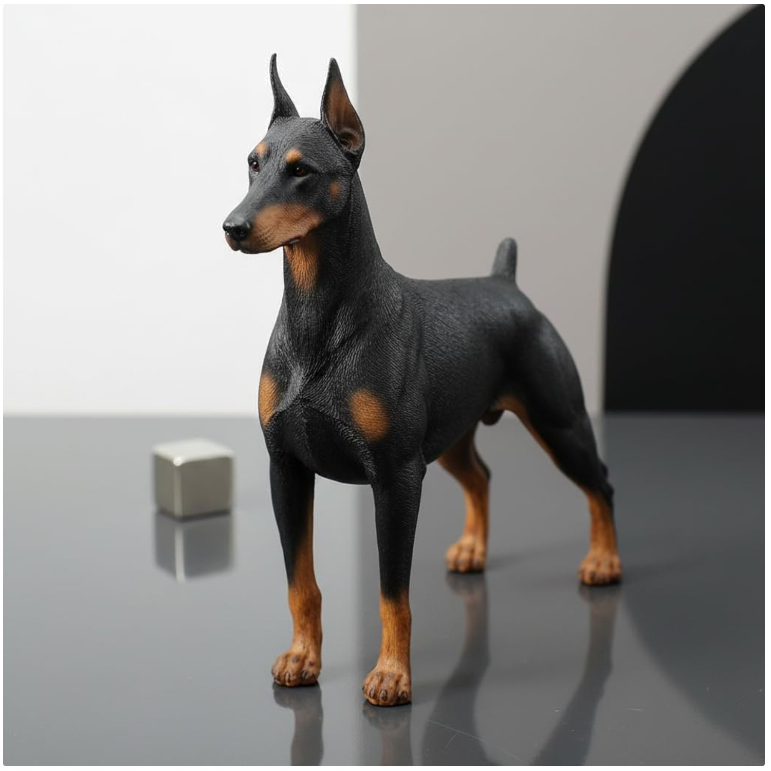 Quality Doberman Sculpture, Collectible Figurine Quality Doberman Sculpture, Collectible Figurine