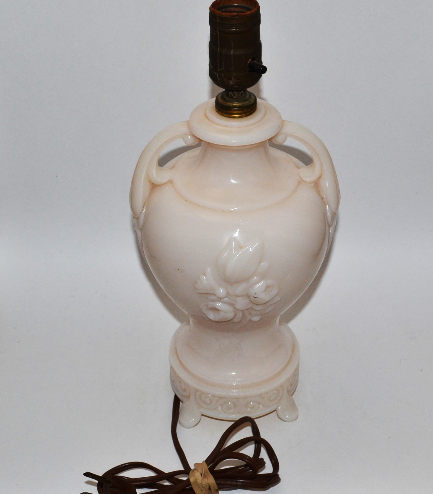 Glass Lamp Aladdin Alacite Glass Boudoir Lamp  Vintage