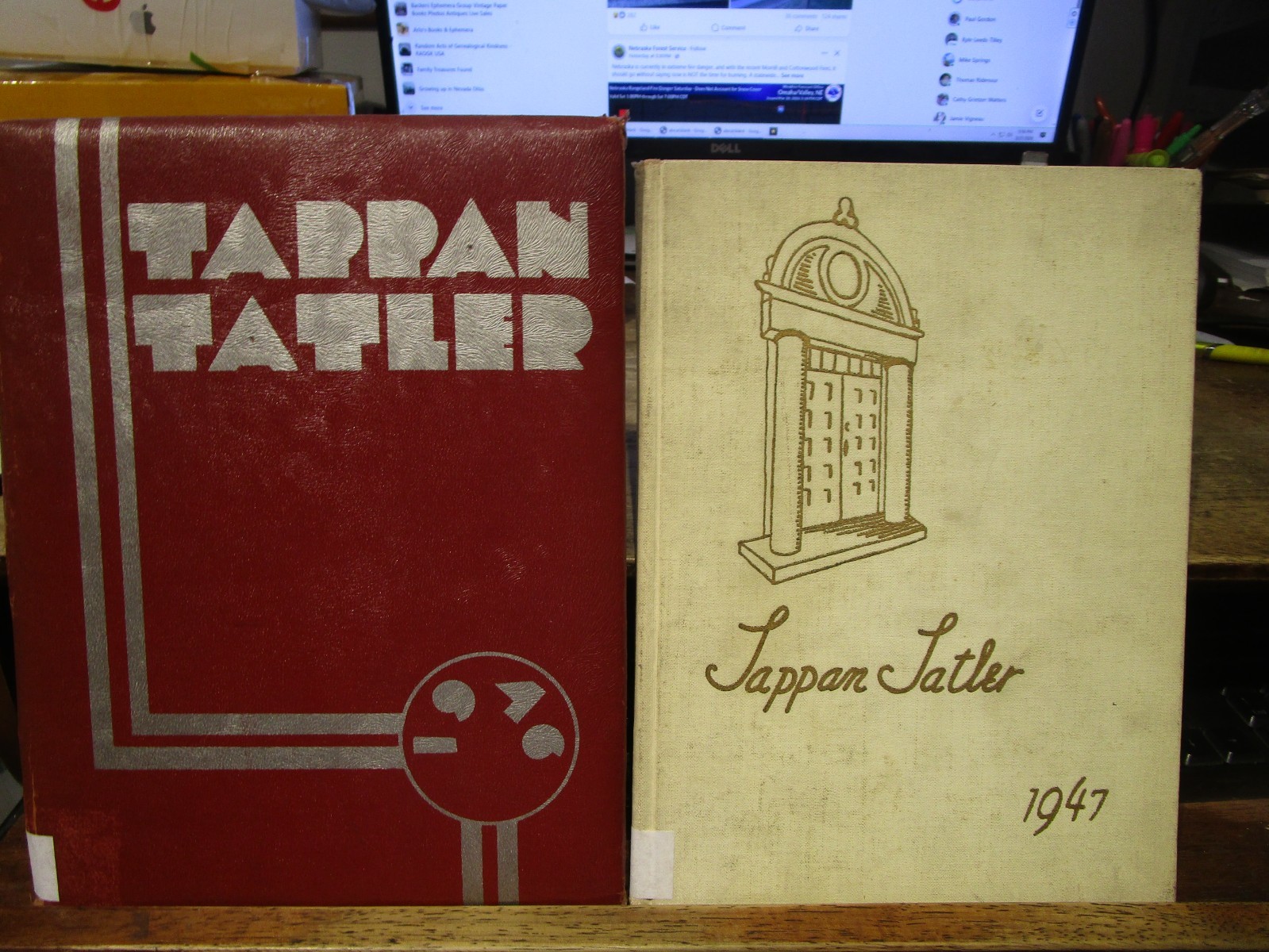 CHOICE 1946 OR 1947 Ravenna Ohio High School Yearbook Annual Tappan Tatler Old