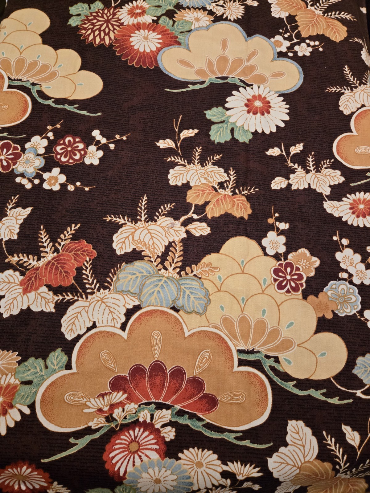 Vintage  Waverly Screenprint Fabric 3+ Yds