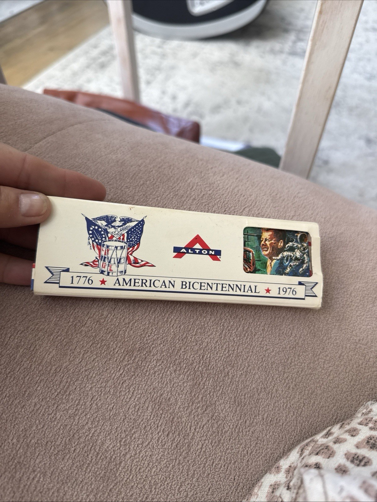 Vintage Alton 1776 American Bicentennial 6-pk Matchbooks - Never Used, Unstruck