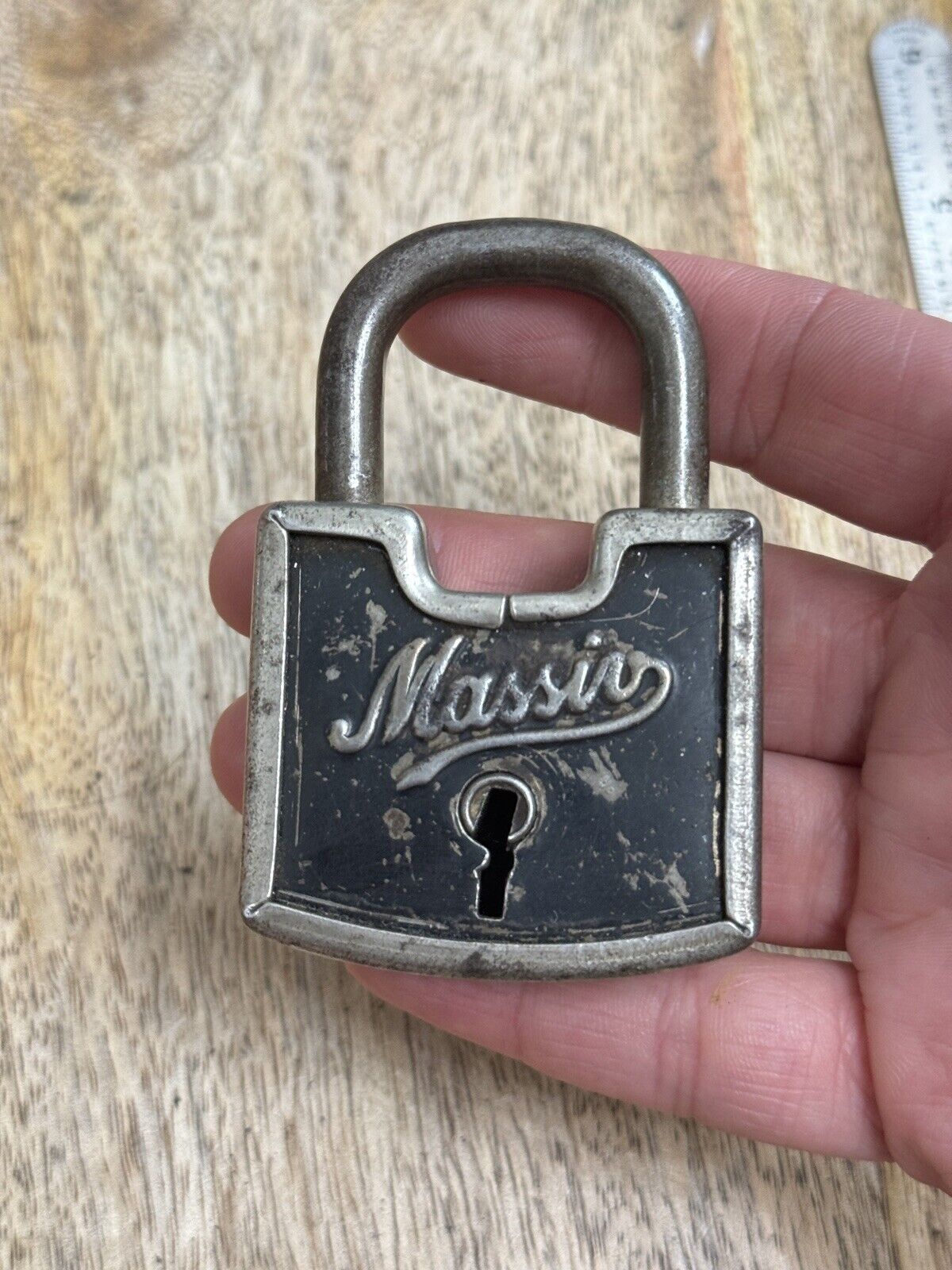 Vintage Old German Padlock No Key Lock