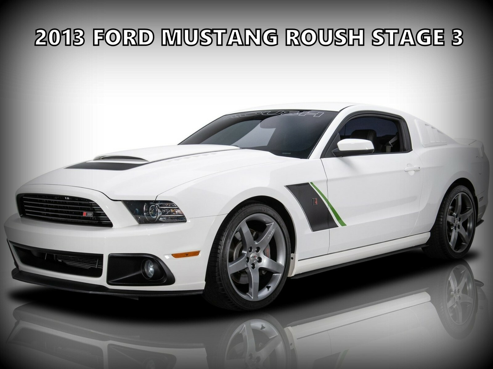 2013 Ford Mustang Roush Stage 3 New Metal Sign - Perfect Condition in White