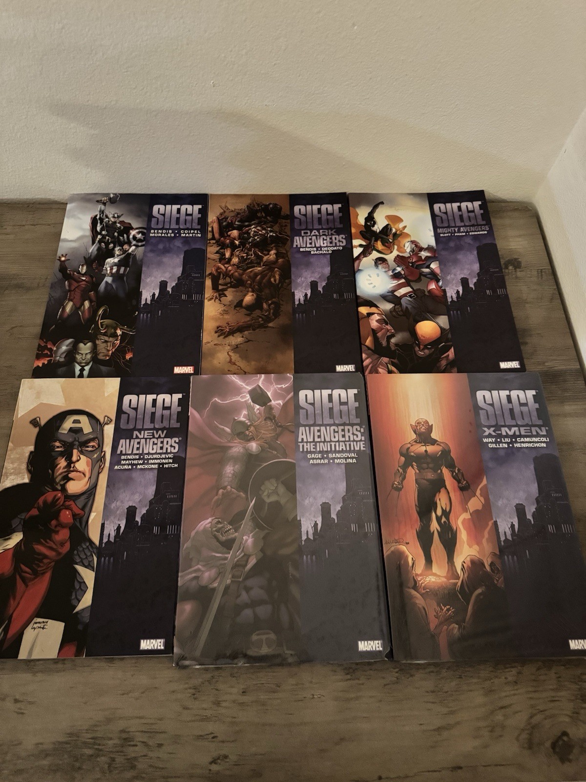 Marvel Siege Collection Hardcovers/tpbs Lot Of 6