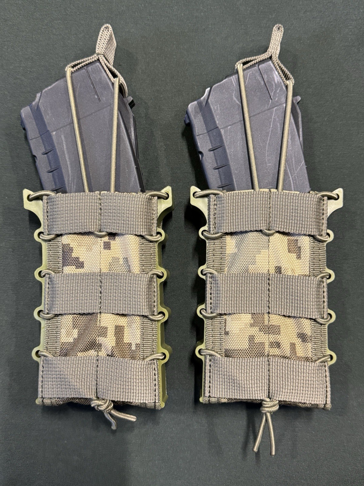Mag Pouch Magazine Pouch Mag Carrier MOLLE For АК 5.45, 7.62 2 pcs MM-14 Pixel