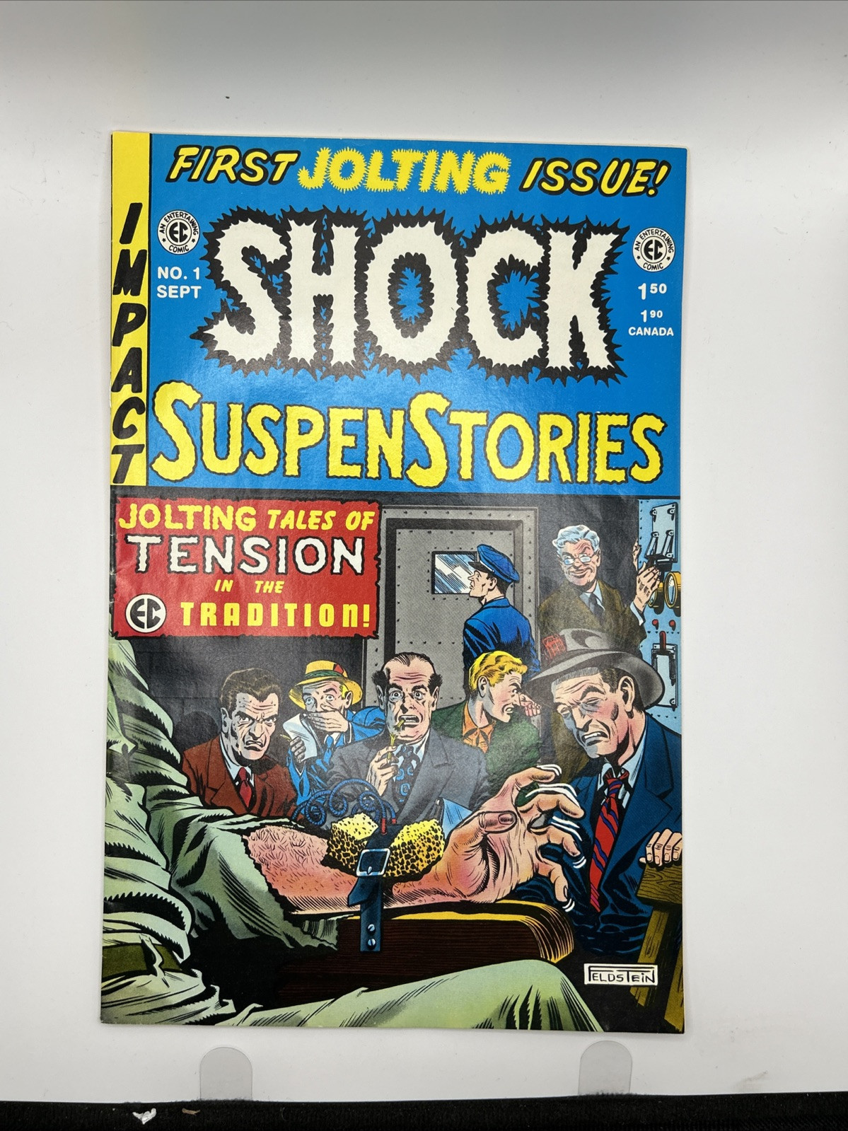 Shock SuspenStories #1 Russ Cochran 1992 Fn Electric chair Al Feldstein Blu#13d