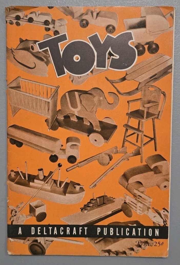 Vintage Toys Deltacraft Publication Woodworking Plan Book Ed Hamilton 1944