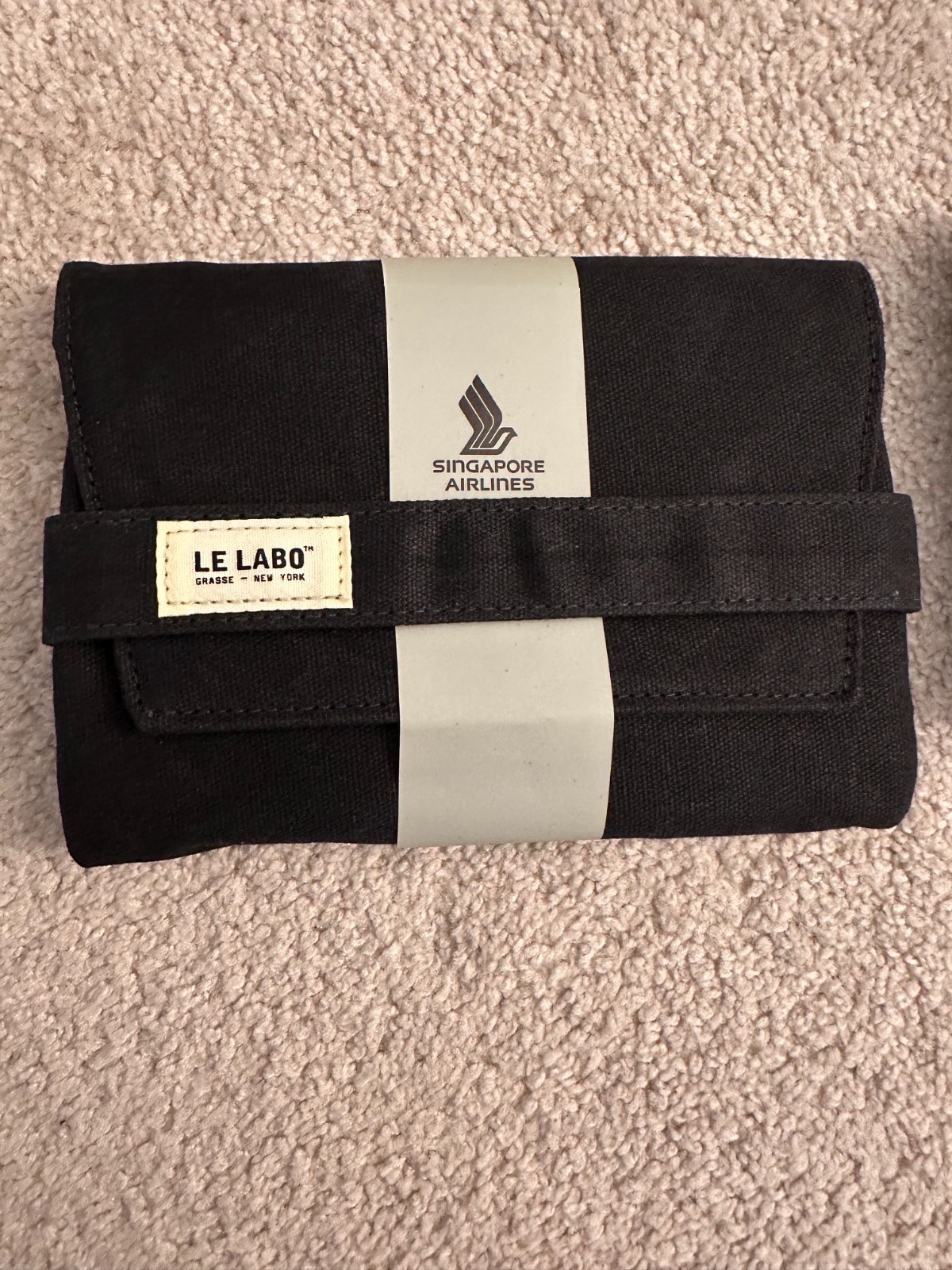 Singapore Airlines Business Class Le Labo Amenity Kit - Black Canvas NEW