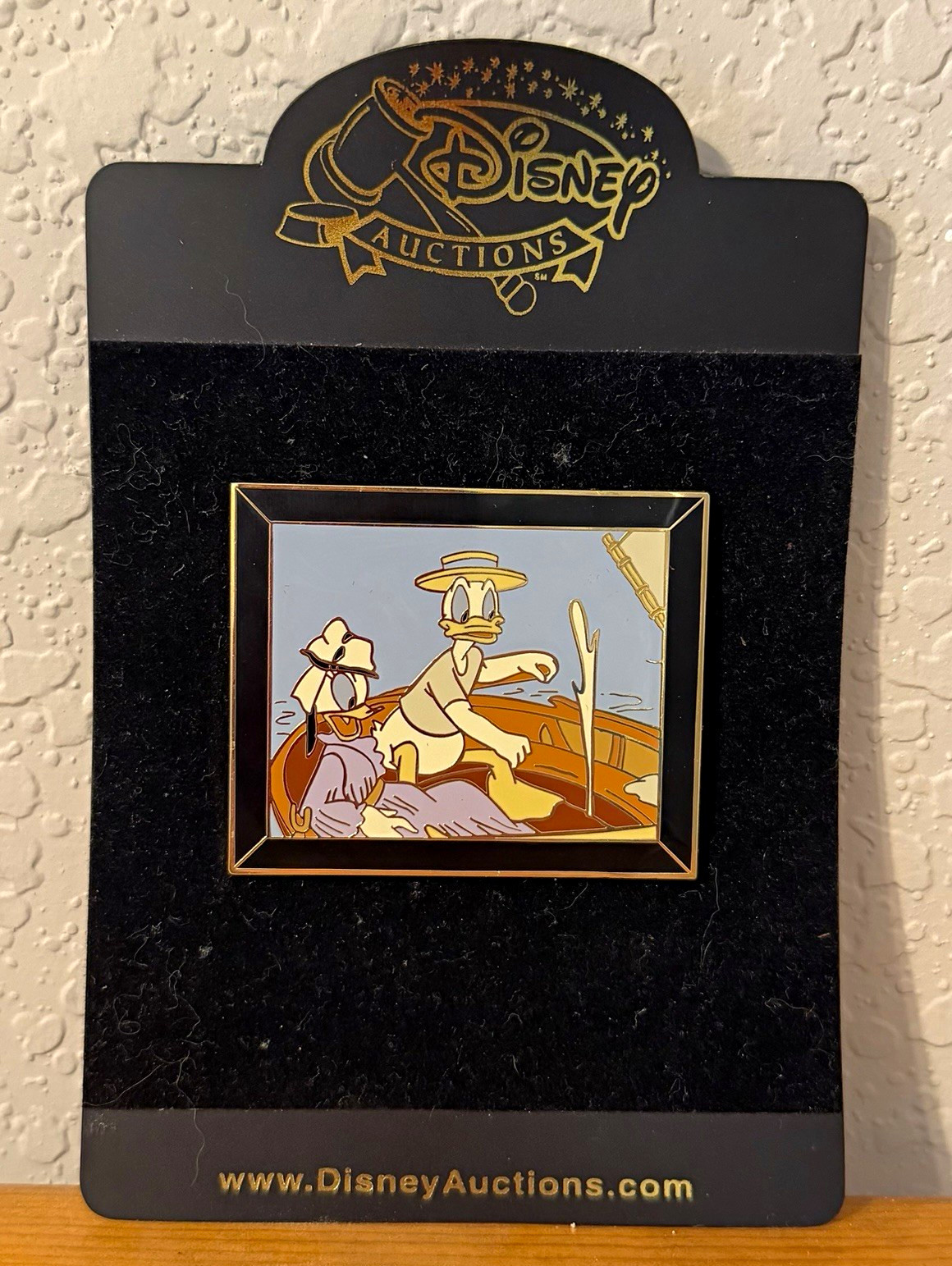 DISNEY AUCTIONS MASTERPIECE SERIES #1 BOATING DUCKS EDOUARD MANET PIN LE 100  