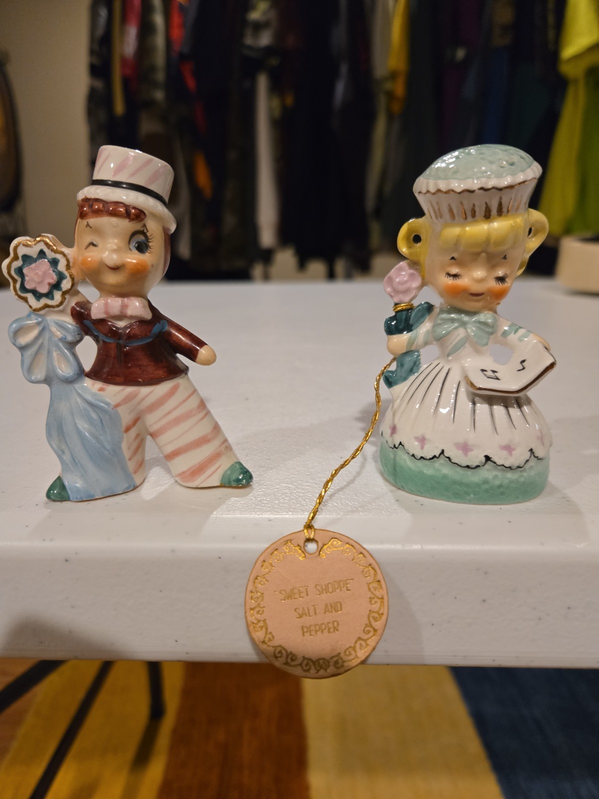 Enesco Sweet Shoppe Boy & Cupcake Girl Shakers