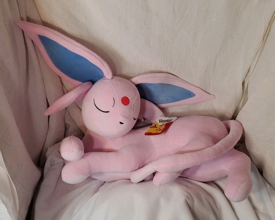 Pokemon Sleeping Espeon Plush 18