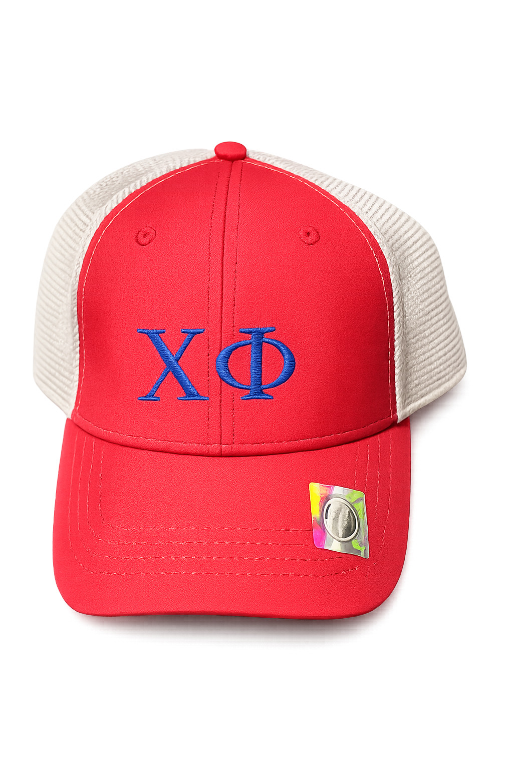 Chi Phi Fraternity Hat- Red/White-New