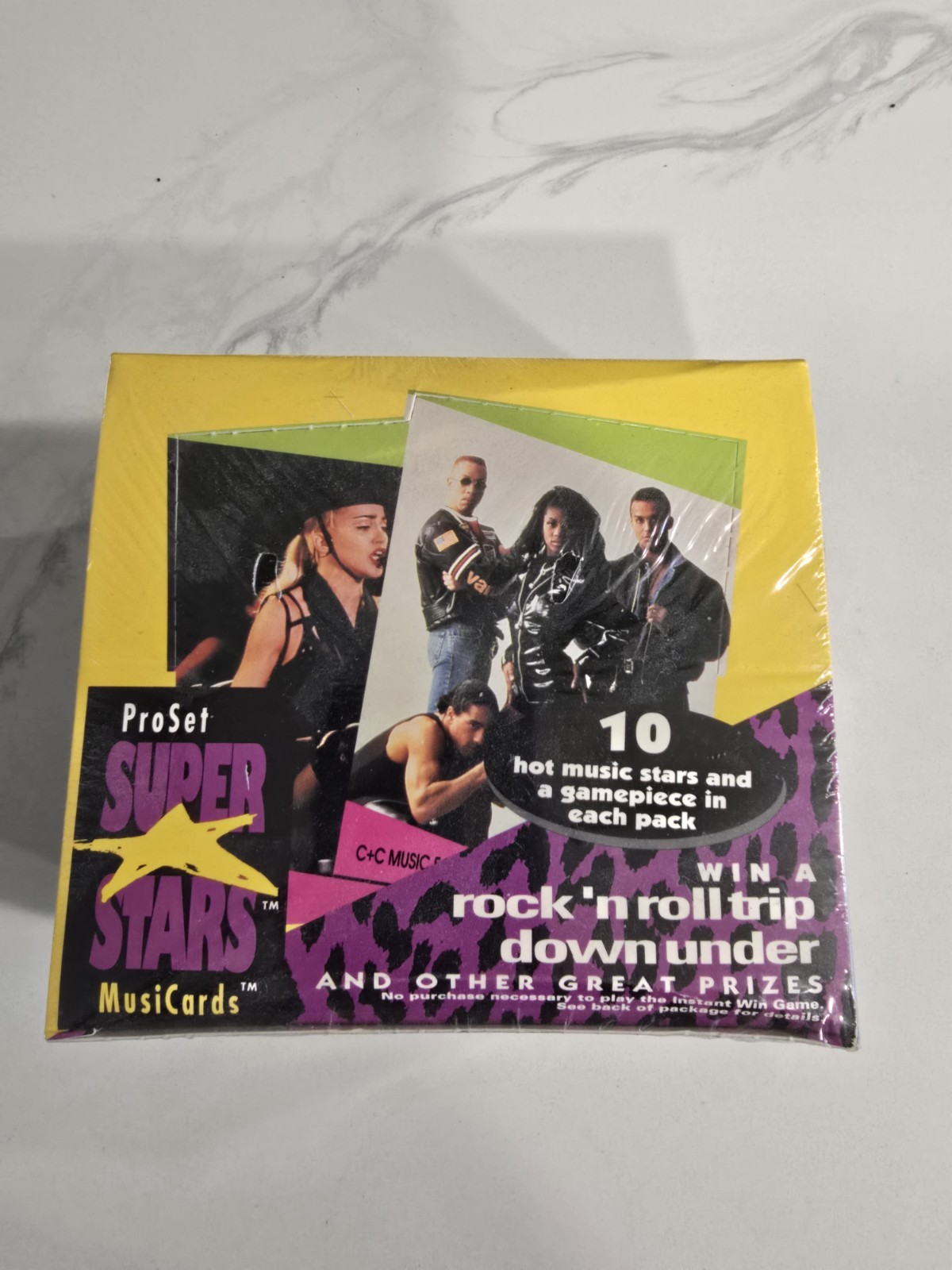 1991 Pro Set Super Stars MusiCards Music Cards MTV Sealed Box Series II Rap Rock 1991 Pro Set Super Stars MusiCards Music Cards MTV Sealed Box Series II Rap Rock