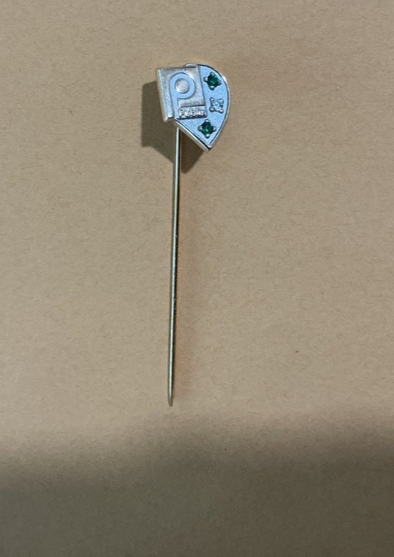 Very Rare Vintage Publix Service Award/Employee Brooch 10 K Emerald / Diamond Very Rare Vintage Publix Service Award/Employee Brooch 10 K Emerald / Diamond