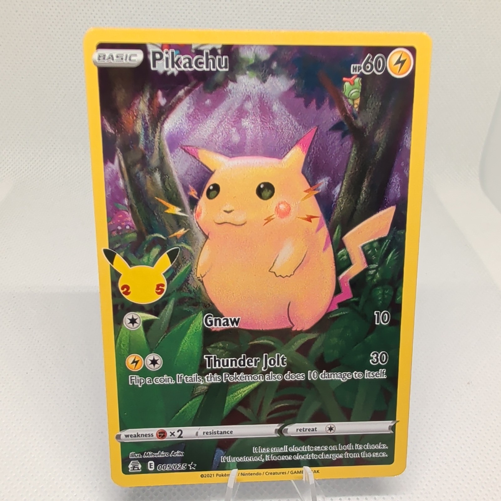 Pokemon Pikachu Celebrations 005/025 Holo Rare EXCELLENT 